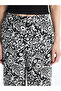 Patterned Women's Trousers with Elastic Waist - 4