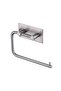 Stainless Steel Adhesive Toilet Paper Holder - Instant Easy Installation - No Screws - 2