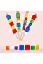 Montessori Educational Toy Line Up Wooden Bead Matching Stick Game Boxed - 2