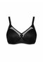 293 Non-wired Gathering Women's Bra Black - 2
