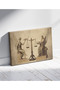 The Good the Bad the Scale of Justice Decorative Canvas Art - 3