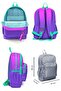 Girls' Three-Piece Elementary School Bag Set - Pink and Purple Gradient - 2