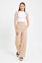 Corsage Belted Trousers - Lycra Crepe Fabric Daily Comfortable Fit - 3