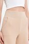 Corsage Belted Trousers - Lycra Crepe Fabric Daily Comfortable Fit - 4