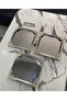 luxury 3-piece Silver Floral Square CoatinG Model - Tea, Coffee, Treat ServinG 21x21 - 2