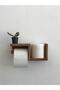 Wooden Toilet Paper Holder