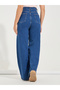 Basic High Rise Full Length Wide Leg Jeans - 4