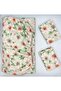 100% Cotton Fabric Fitted Sheet+Pillowcase Corner Depth 28-30 CM Soft Fabric New Season
