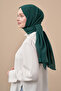 Cotton Jazz Shawl - Emerald - 2