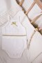 Glittery Baby Girl Undershirt with Rope Strap Badi 3529