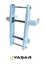 PVC Balcony/Bathroom/WC Door Handle - White