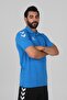 Armin Cotton Polo Neck T-Shirt Cobalt Blue - 4