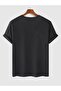 Sun Smile Printed T-Shirt - Black Oversize, Short Sleeve, Crew Neck - 2