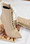 Skin Suede Thin High Heeled Women's Boots L372493502 - 4