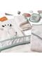 Giraffe Striped Gaye Baby Towel Bathrobe Set Organic - Baby Birth Gift - 2