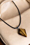 Tiger's Eye Necklace Natural Stone Necklace Original Precious Stone Necklace Cut Original Natural Stone Necklace - 4