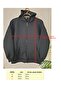 Unisex Hooded Zippered Comfortable Fit Sweatshirt Cardigan Gray - 7