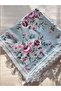 Stain-Resistant 155X155Cm Fabric Tablecloth with Gipure Edge, Seamless Fabric Tablecloth, Picnic Cloth - 2