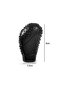 Silicone Serrated Black Gear Shift Knob Cover