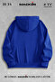 Unisex Women's and Men's Basic Hooded Zippered Cardigan Jacket - 2