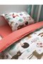 100% Cotton Baby Duvet Cover Set 100X150 Nature Orange - 2