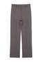 Anthracite Straight/Straight Cut High Waist Rib Stitching Woven Pants Twoss21Pl0093 - 7