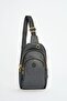 Women's Black Print Shoulder Bag 05Po22Y1535 - 2