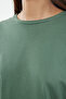 Green Floral Capri Knitted Pajamas Set Thmaw25Pt00091 - 3