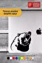 Roaring Bear - Car, Car, Laptop, Wall Compatible Sticker 30*30 cm - 5