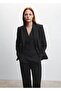 Wideleg Fabric Trousers - 5