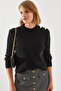 Women's Black Knitwear Sweater 20246183 - 4