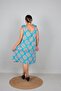 One Dress, Two Models: Strapless and Halter-Neck Woven Patterned Dress - 6