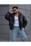 New Season Men's Oversize Leather Jacket - 2