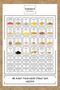 Set of 32 Viola Covered Square Food Storage Container - 8x(0.3 Lt-0,5 Lt-1,1 Lt-1,7 Lt) with Label - 3