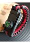 Paracord Survival Bracelet Cutter Compass Fire Starter Magnesium And Warning Whistle