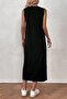 Black Sleeveless Dress Lining-Undershirt 100% Cotton - 6