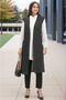 Large Size Simple Long Vest - Breathable, Flowy, Seasonal Women's Mother Vest