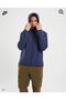 هودي رجالي من Tech Fleece باللون الأزرق الداكن - ملابس رياضية بسحاب كامل - 5
