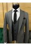 Dark Gray Slimfit New Suit - 3