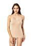 Women's 6-Piece String Strap Cotton, Lycra, Lace, Ribbed Blouse-Athlete (3 White - 3 Skin) - 5
