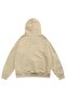 Unisex Beige Begoberg Printed Oversize Hooded Sweatshirt - 2