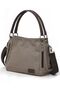 3230 Phaselis Women's Mink Large Canvas Shoulder Handbag Daily Tote Bag Multi-Pocket