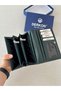 Mendy Model Useful Genuine Leather Medium Size Women's Wallet Green Color - 6