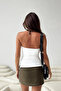 Wft5042 ruched thick stretch bandeau top - 2
