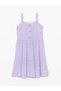 Printed Square Neck Floral Girl's Dress