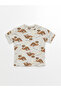 Printed Short Sleeve Crew Neck T-Shirt for Baby Boy - 3