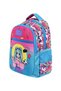Licensed Pink-Turquoise Anime Girl Patterned Elementary School Backpack and Lunch Bag for Girls - 4