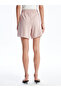 Women's Elastic Waist Plain Shorts - 4