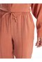 Carrot Cut Women's Trousers with Elastic Waist - 3