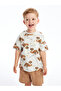 Printed Short Sleeve Crew Neck T-Shirt for Baby Boy